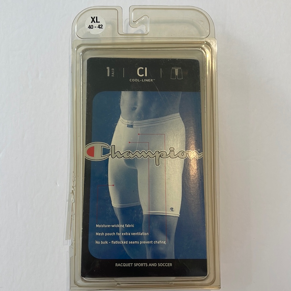 Champion Cool Liner Boxer Briefs 1 Pair Xl